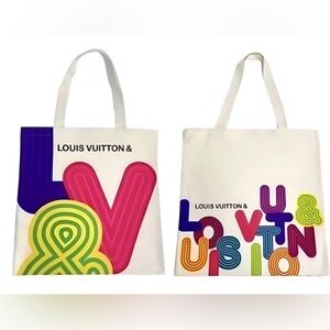 Louis Vuitton & Exhibition Eco Canvas Tote Bag